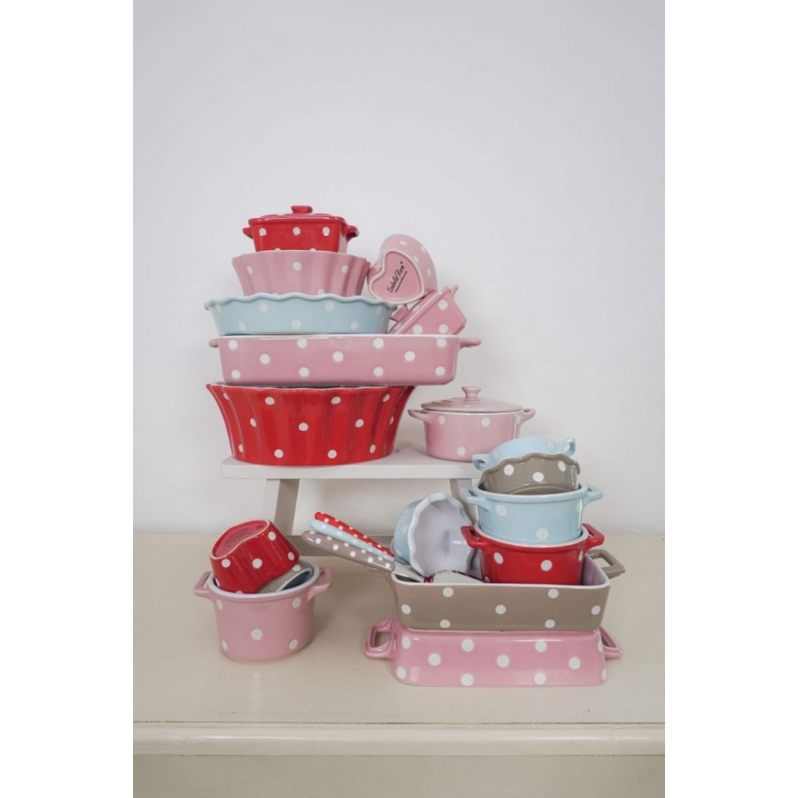 Форма для выпечки Pink Pie with dots 26,5x26,5x5 см